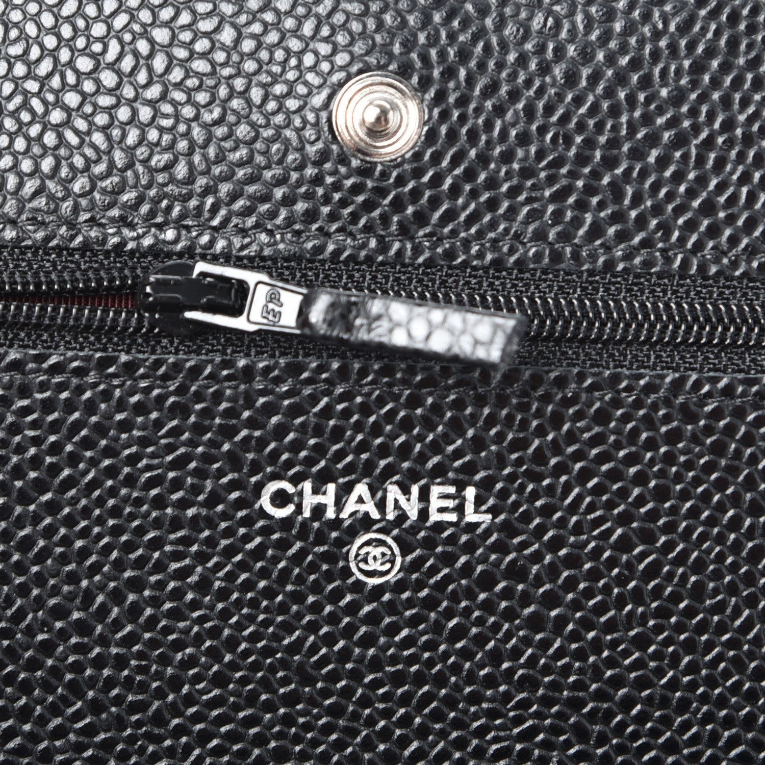 Chanel Caviar Quilted Wallet On Chain WOC Black 6 of 9