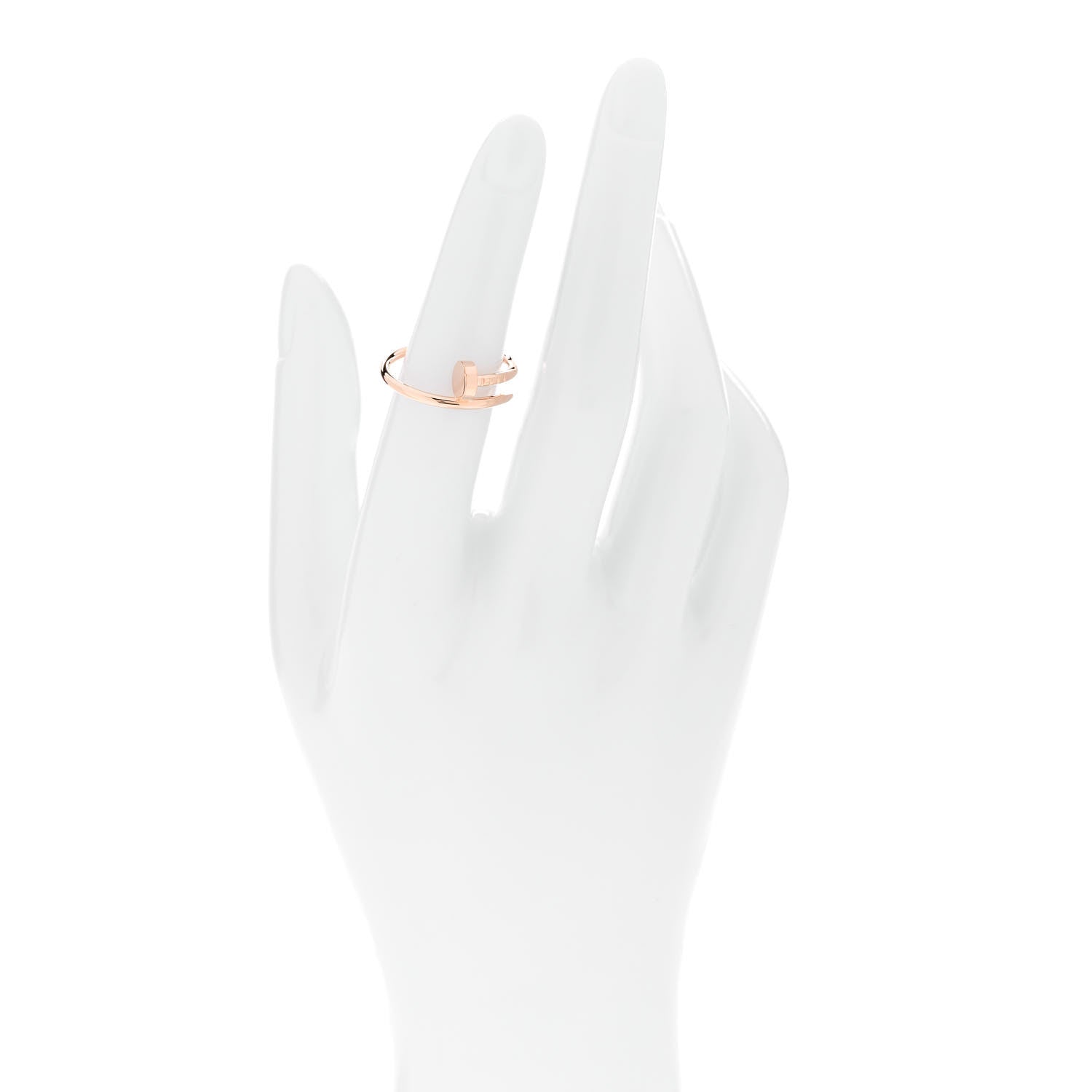 Cartier 18K Pink Gold Small Juste Un Clou Ring 52 6 2 of 6