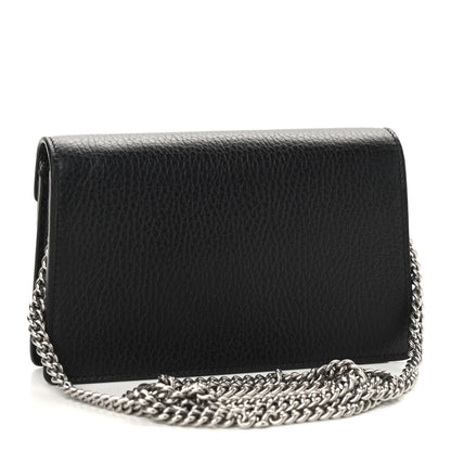 Gucci Calfskin Super Mini Dionysus Shoulder Bag Black 3 of 8
