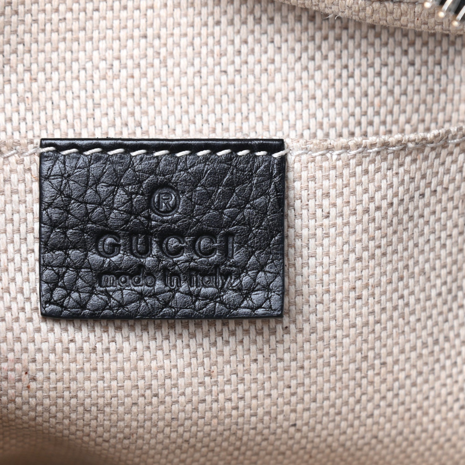 Gucci Pebbled Calfskin Small Soho Disco Bag Black 6 of 9