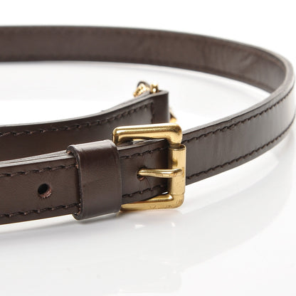Louis Vuitton Calfskin 16mm Adjustable Shoulder Strap Brown 6 of 6