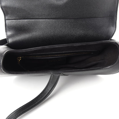 Christian Dior Grained Calfskin Saddle Bag Black 5 of 10