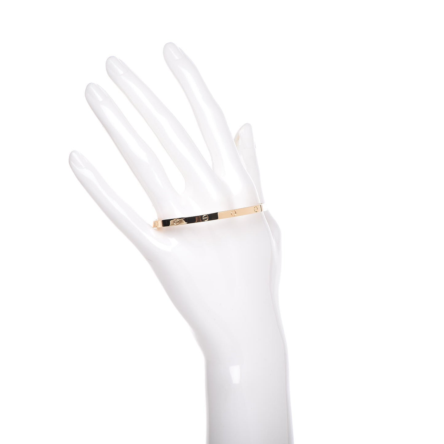 18K Yellow Gold Small LOVE Bracelet 17