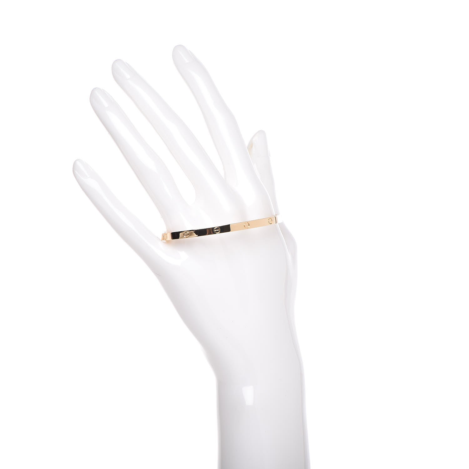 Cartier 18K Yellow Gold Small LOVE Bracelet 17 2 of 5