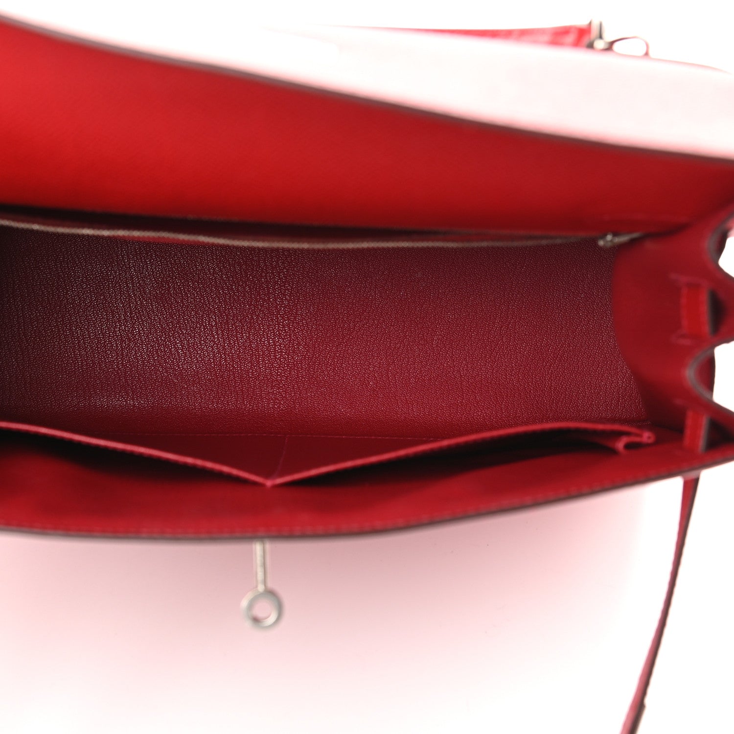 Hermes Epsom Kelly Sellier 32 Rouge Casaque 6 of 29