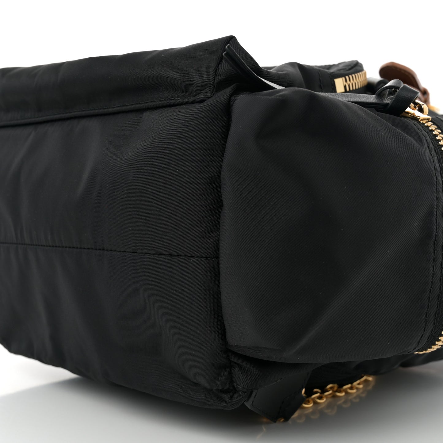 Nylon Medium Rucksack Backpack Black