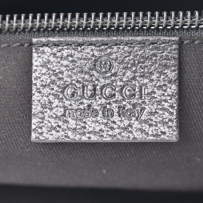 Gucci Monogram Medium Half Moon Hobo Black 6 of 10