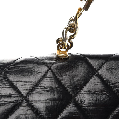 Chanel Lambskin Quilted Briefcase Laptop Bag Black 11 of 15