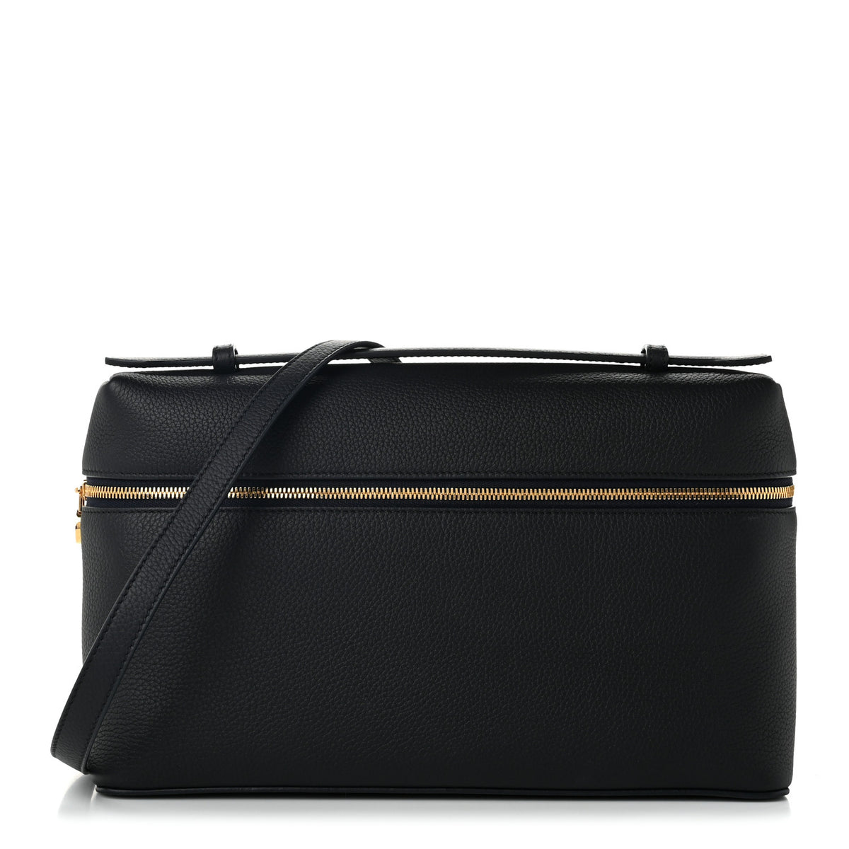 Loro Piana Grained Calfskin Extra Bag L27 Navy 1 of 10