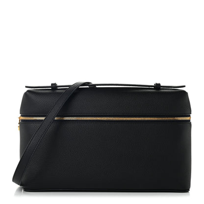 Loro Piana Grained Calfskin Extra Bag L27 Navy 1 of 10