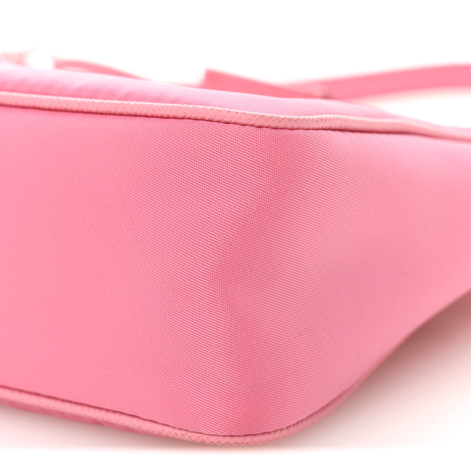 Prada Tessuto Nylon Saffiano Mini Re-Edition 2005 Bag Begonia 11 of 13