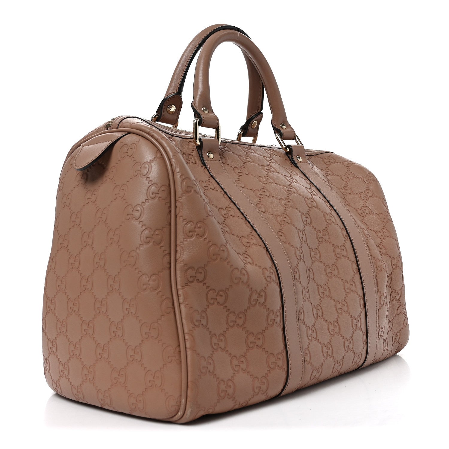Gucci Guccissima Medium Joy Boston Winter Rose 3 of 11