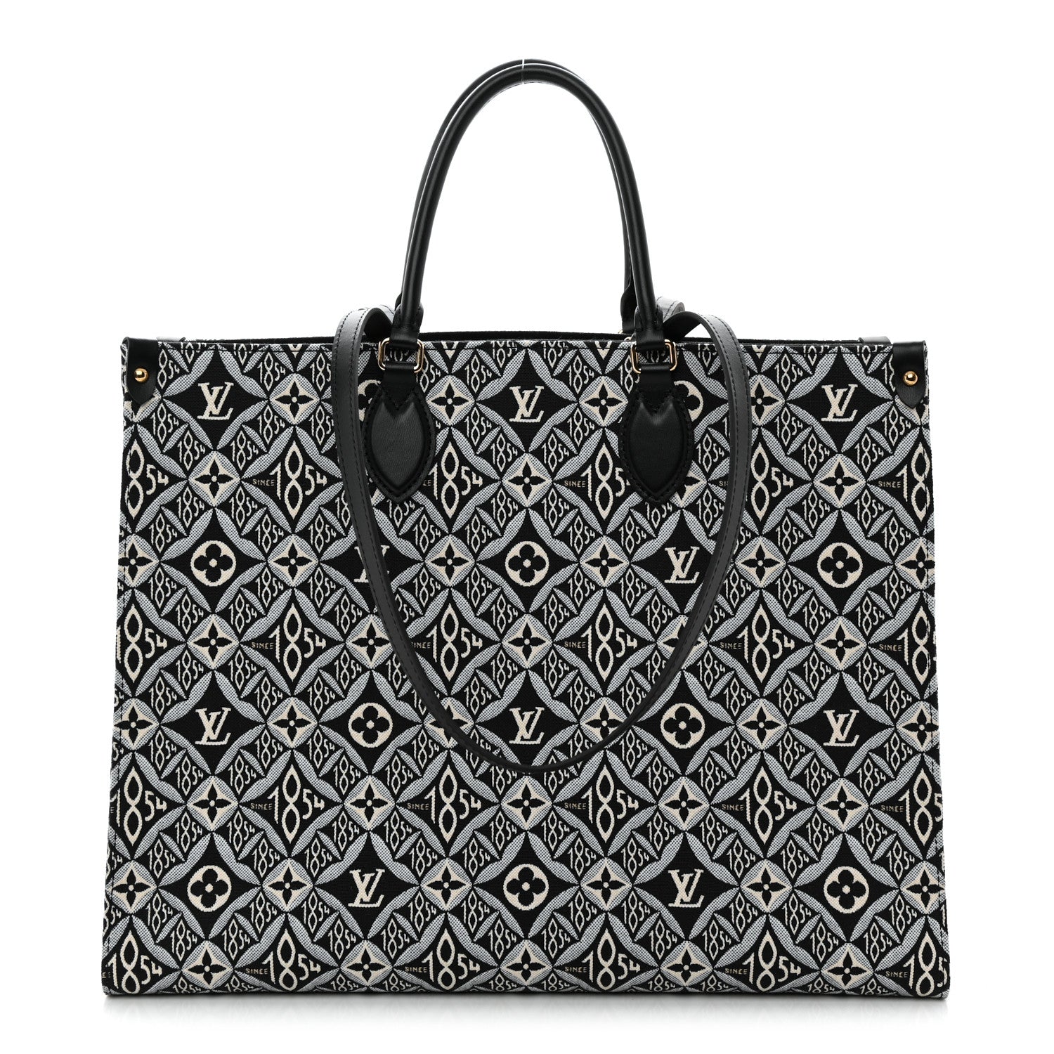 Louis Vuitton Jacquard Since 1854 Onthego GM Grey 1 of 9