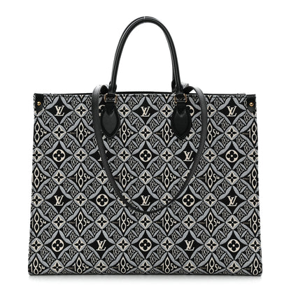 Louis Vuitton Jacquard Since 1854 Onthego GM Grey 1 of 9