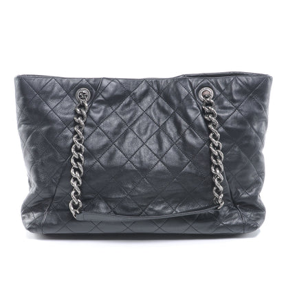 Chanel Calfskin Coco Pleats Tote Black 3 of 7