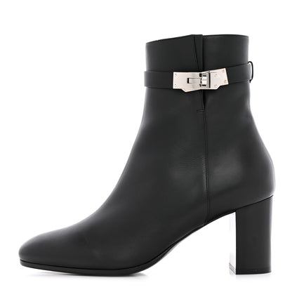 Hermes Calfskin Saint Germain Ankle Boots 40 Black 1 of 9