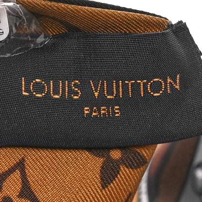 Louis Vuitton Silk Monogram Lock It Bandeau Brown 4 of 6