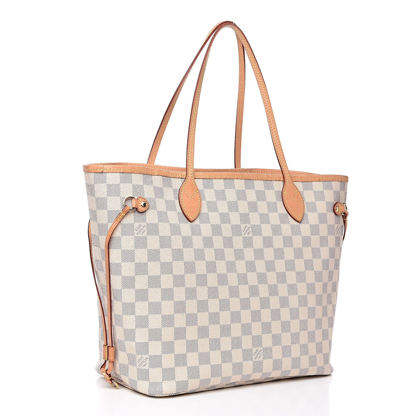 Damier Azur Neo Neverfull MM Rose Ballerine
