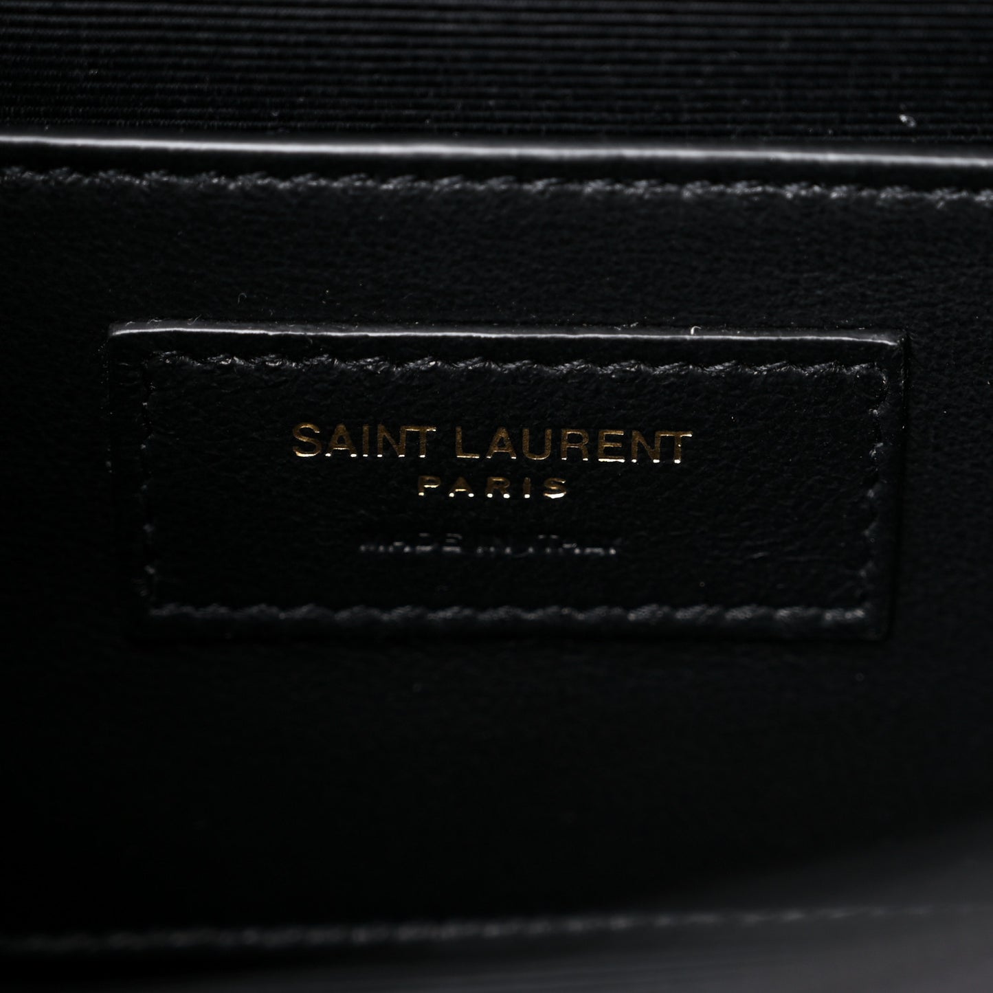 Grain De Poudre Textured Mixed Matelasse Triquilt Small Monogram Satchel Black