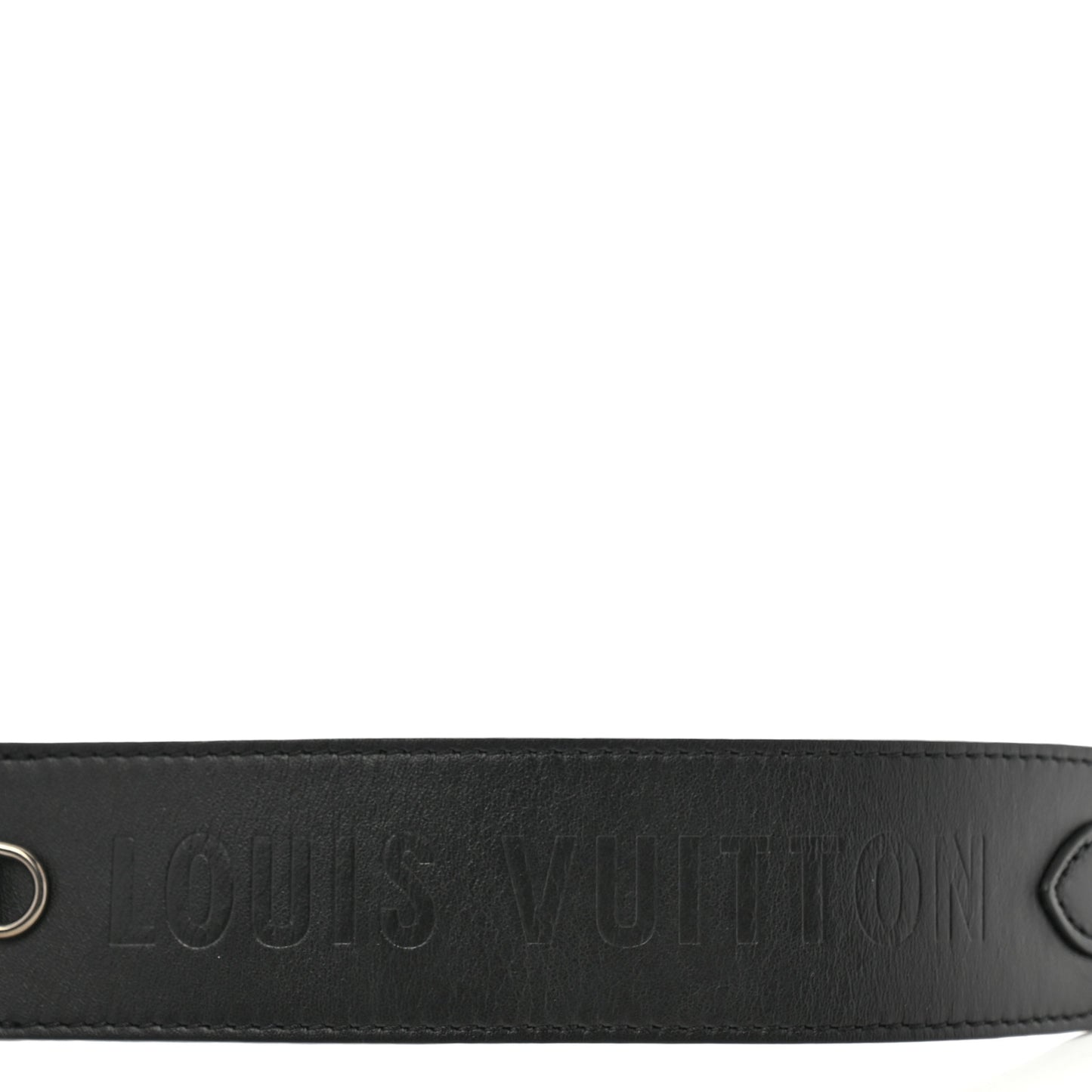 Nylon Jacquard Sporty Bandouliere Shoulder Strap Black