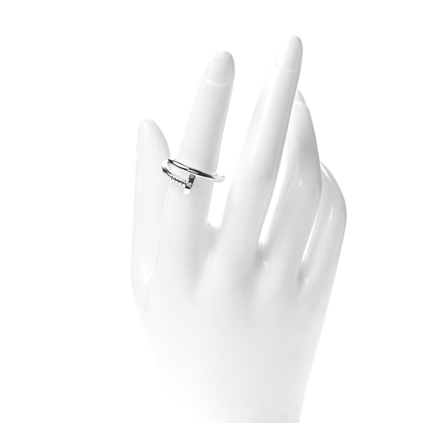 18K White Gold Juste Un Clou Ring 57 8