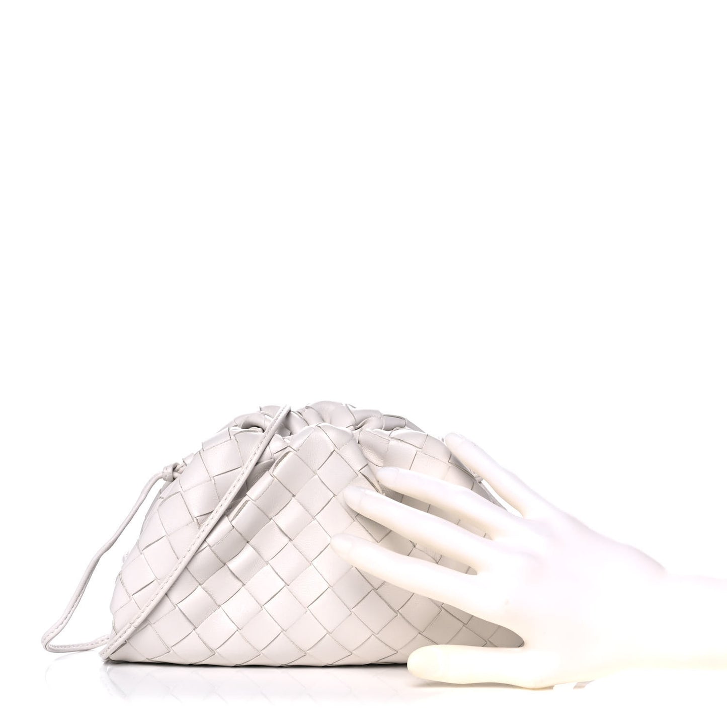 Nappa Intrecciato The Mini Pouch Chalk