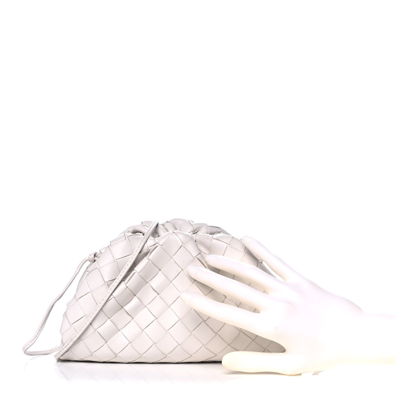 Bottega Veneta Nappa Intrecciato The Mini Pouch Chalk 2 of 10