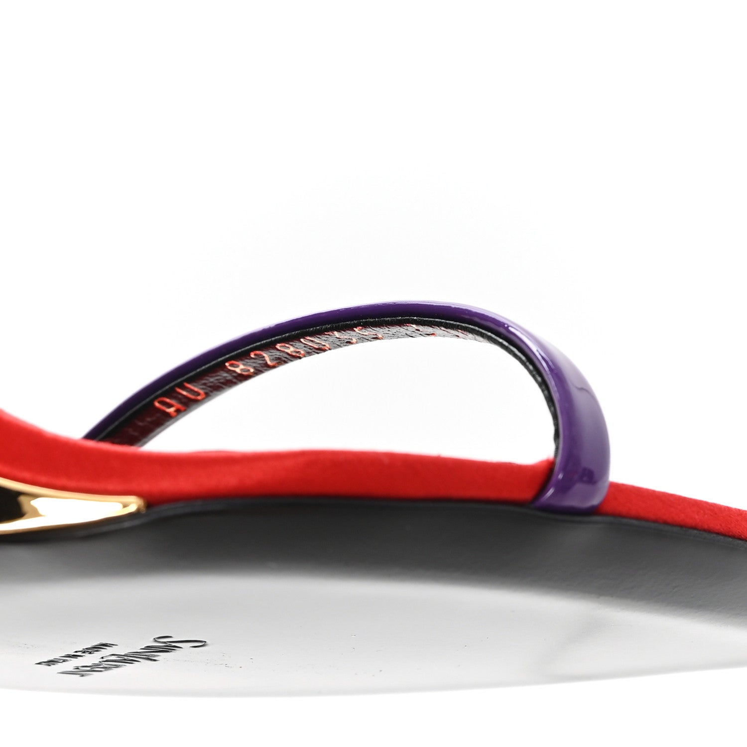 Saint Laurent Vernice Seta Soft Tallulah 110 Sandals 37.5 Acinus Violet 9 of 11