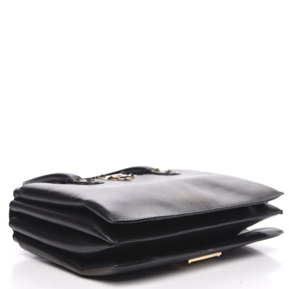 Valentino Garavani Vitello Rockstud Accordion Satchel Black 4 of 16