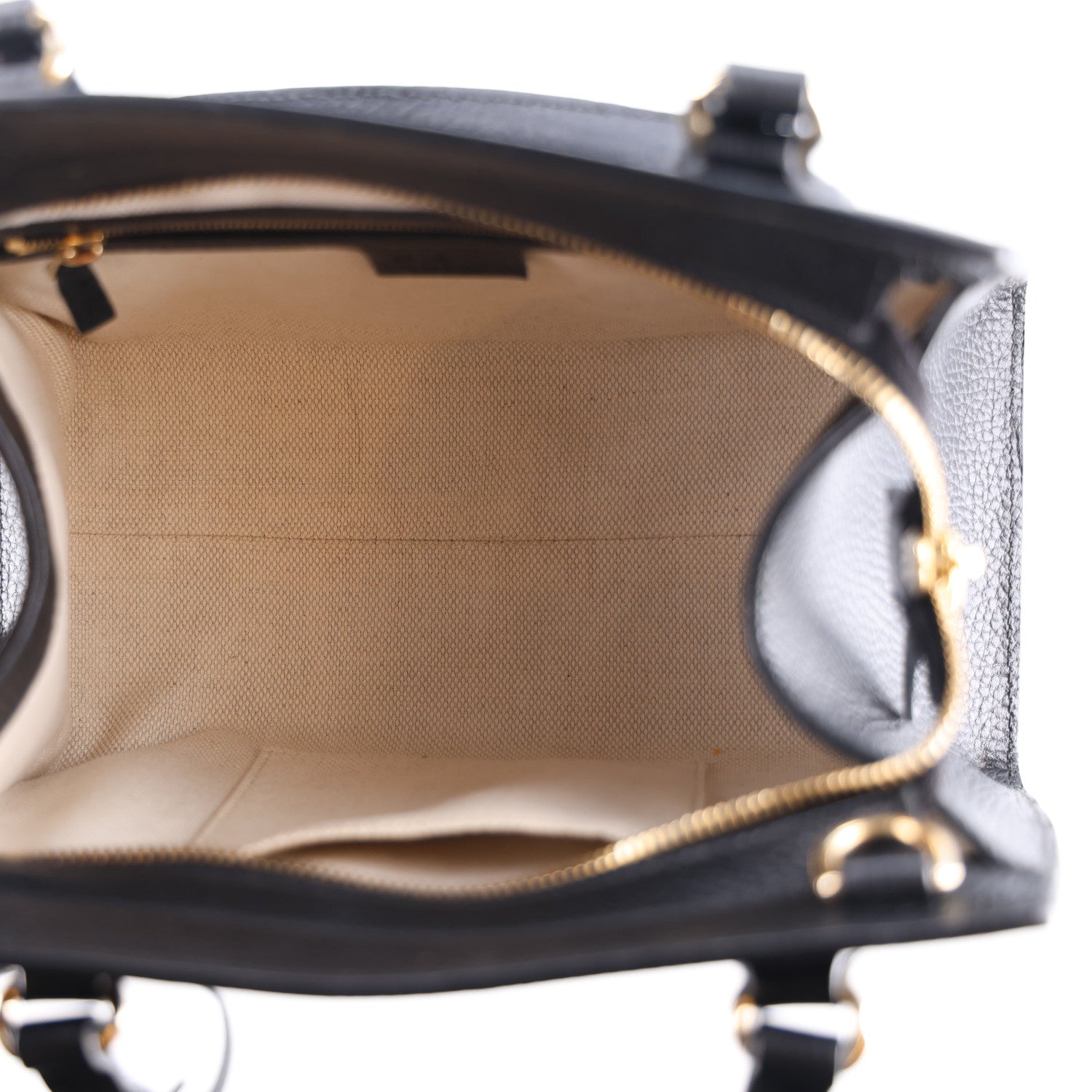 Gucci Pebbled Calfskin Medium Soho Top Handle Satchel Black 5 of 10