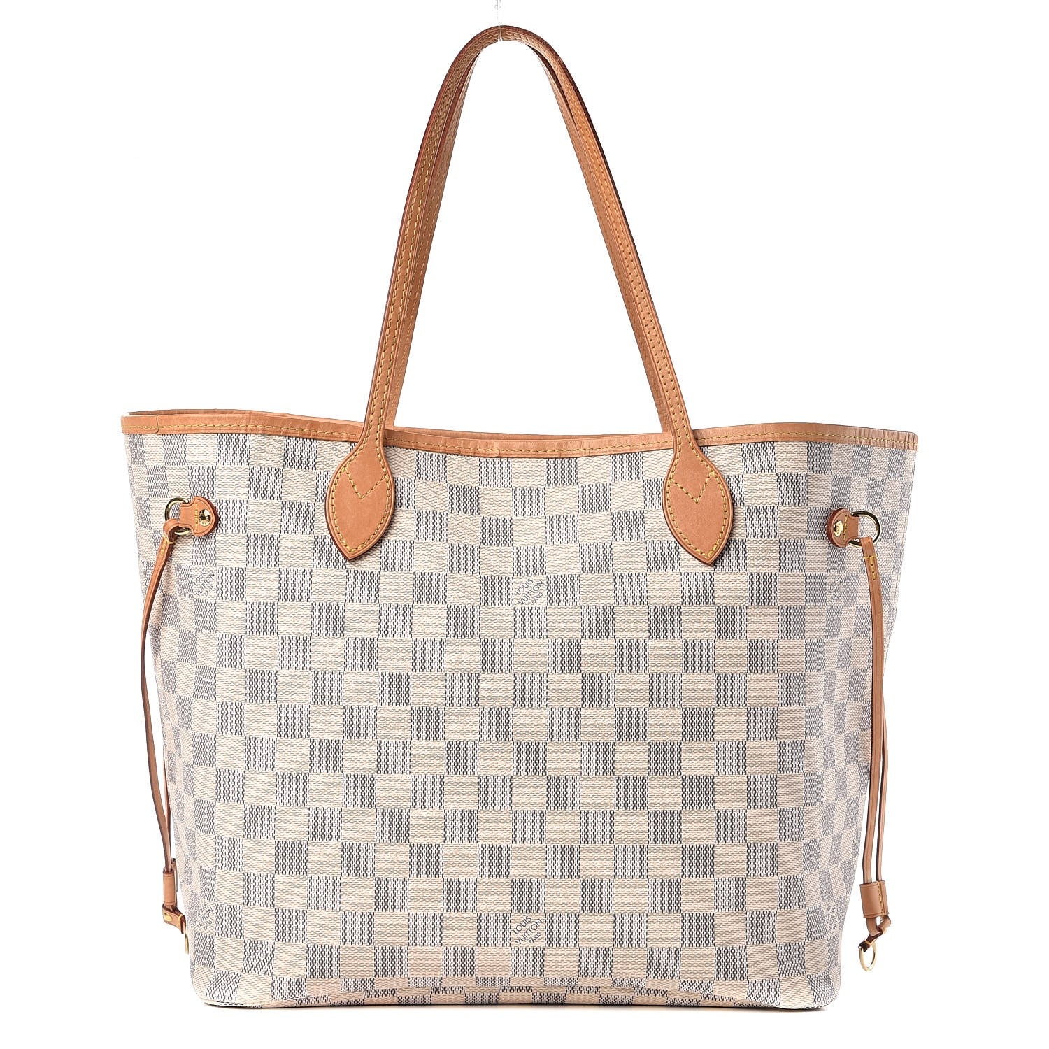 Louis Vuitton Damier Azur Neo Neverfull MM Rose Ballerine 1 of 9