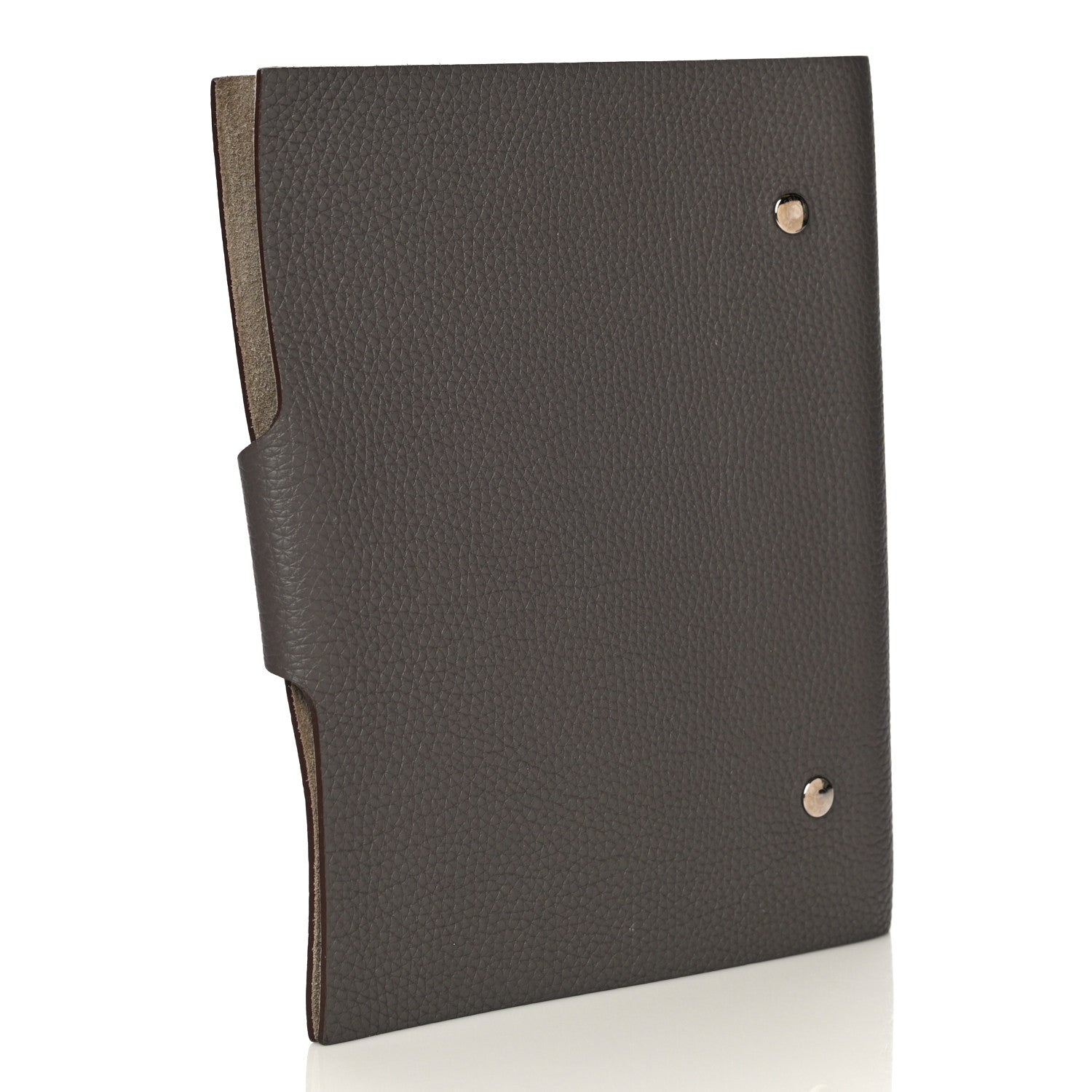 Hermes Togo Ulysse MM Notebook Cover Etain 2 of 14