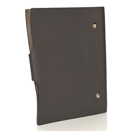 Hermes Togo Ulysse MM Notebook Cover Etain 2 of 14