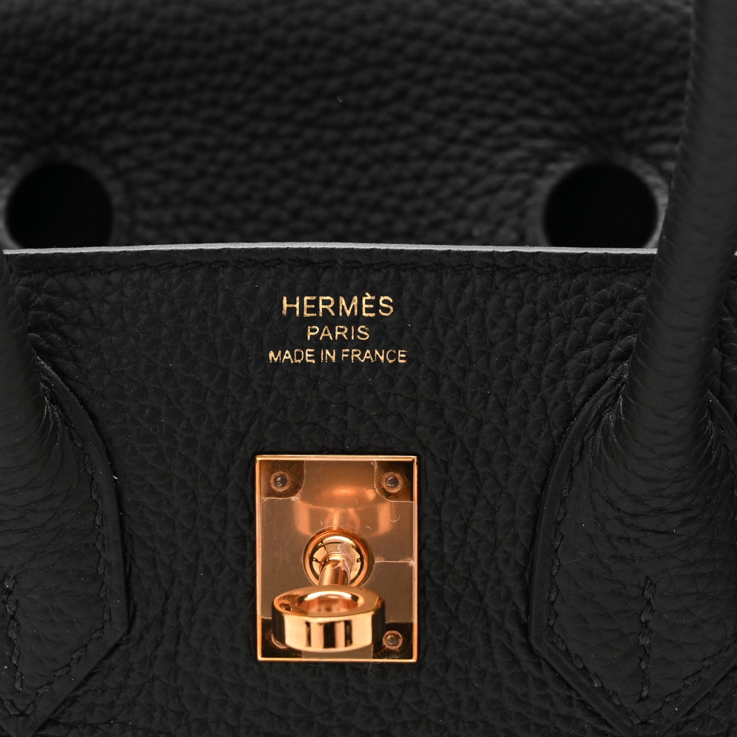 Togo Birkin 25 Black