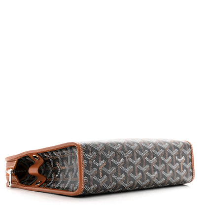 Goyard Goyardine Jouvence MM Toiletry Pouch Black Gold 4 of 8