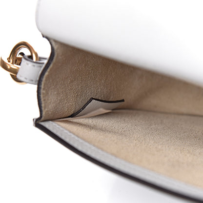 Chloe Calfskin Suede Small Nile Bracelet Bag Airy Grey 7 of 10