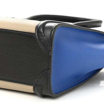 Celine Elephant Calfskin Nano Tri-Color Luggage Sand 9 of 9