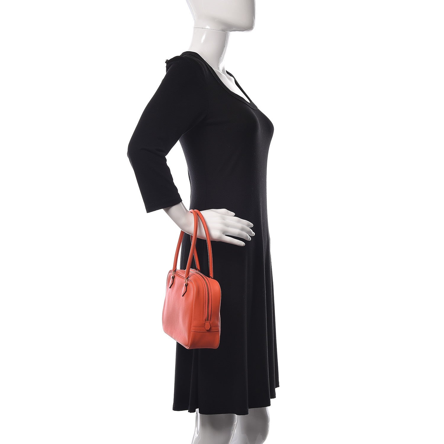 Hermes Swift Plume 21 Orange Poppy 2 of 10