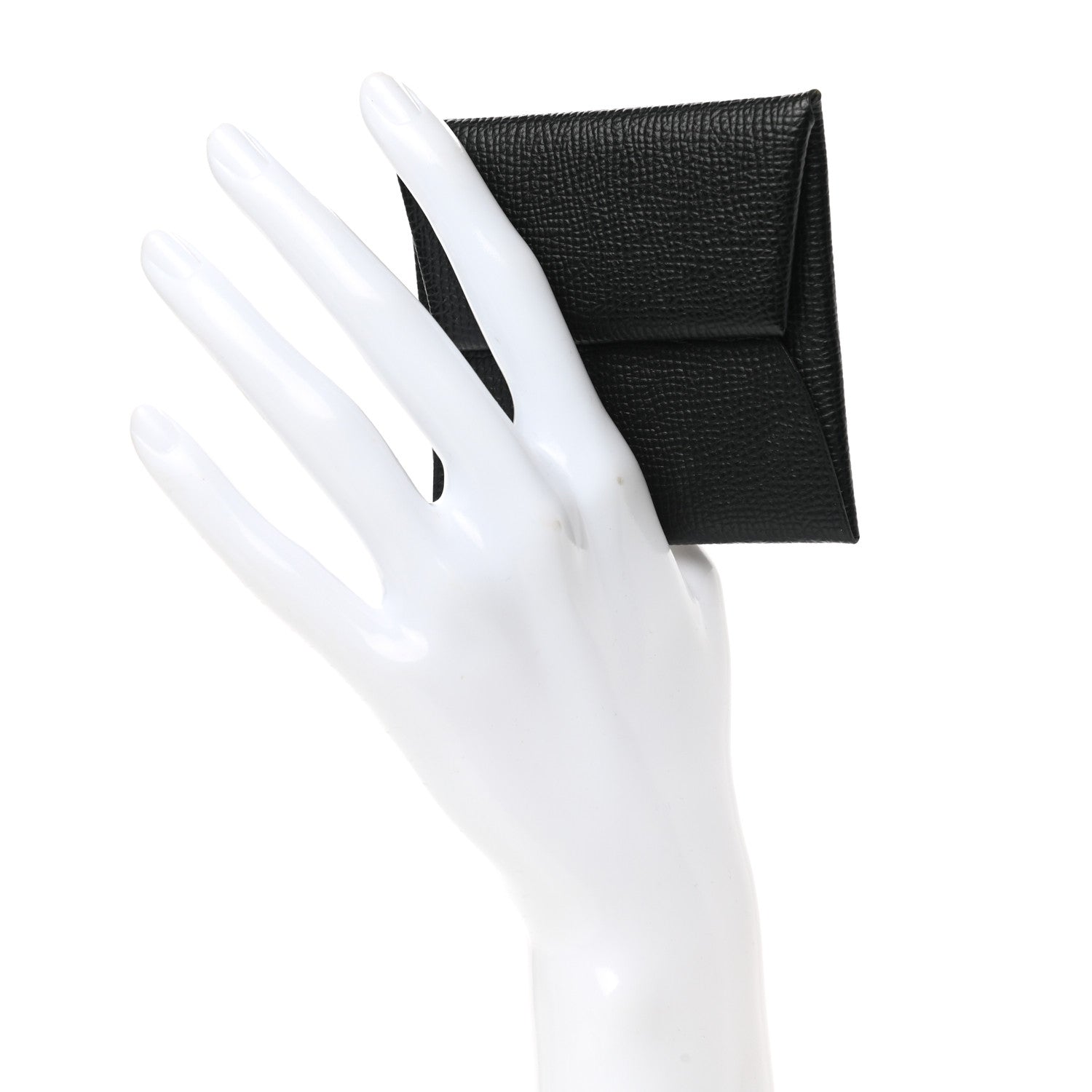 Hermes Epsom Verso Bastia Coin Purse Black Vert De Gris 2 of 8