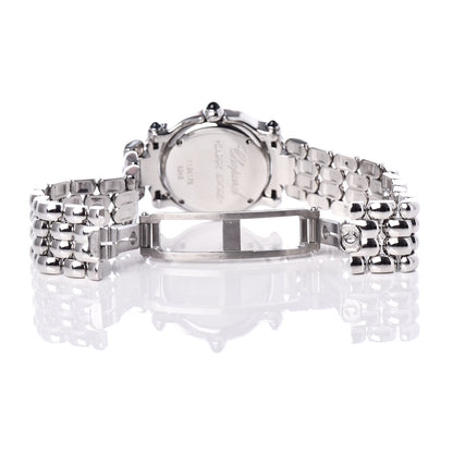 Chopard Stainless Steel 5 Diamond Mother of Pearl 26mm Happy Sport Quartz Watch 6 of 6