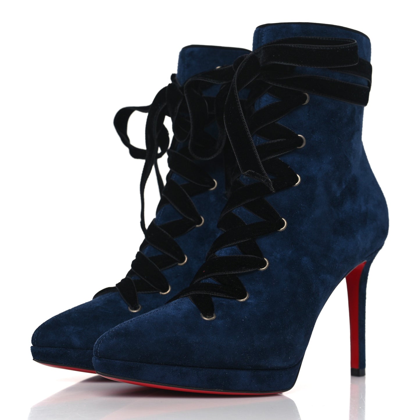 Veau Velours Circus Nana 100 Ankle Boots 37 Marine Black