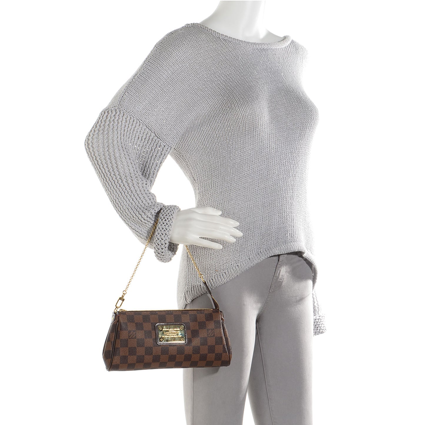 Damier Ebene Eva Clutch