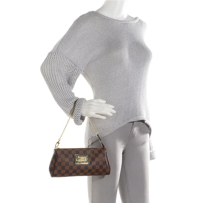 Louis Vuitton Damier Ebene Eva Clutch 2 of 7