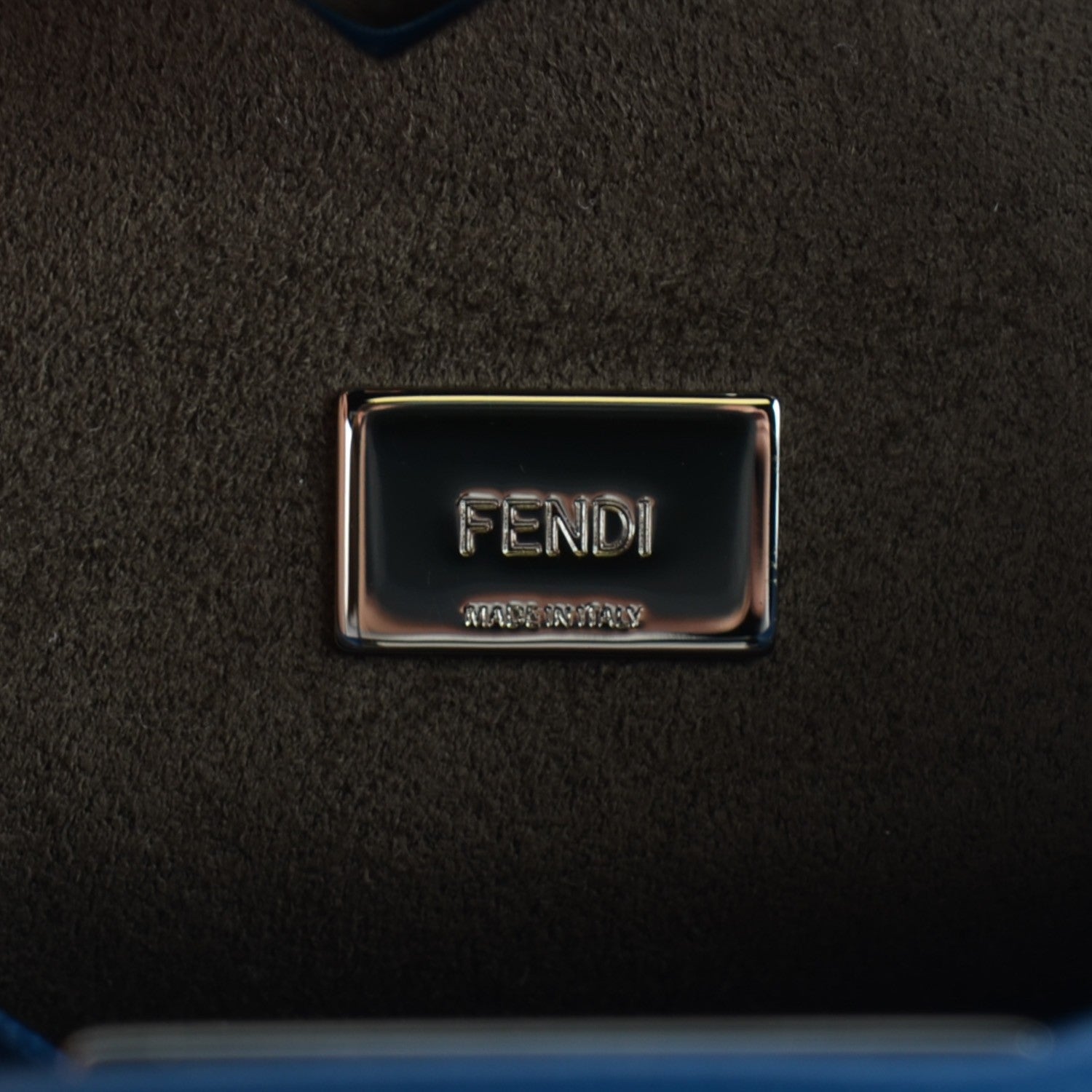 Fendi Shiny Nappa Micro Peekaboo Iconic Satchel Iris 6 of 8