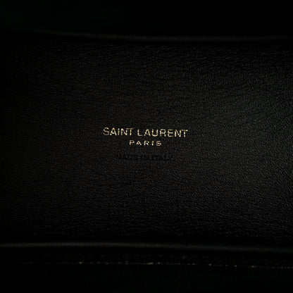 Saint Laurent Grained Calfskin Baby Le 5 A 7 Supple Hobo Black 7 of 13
