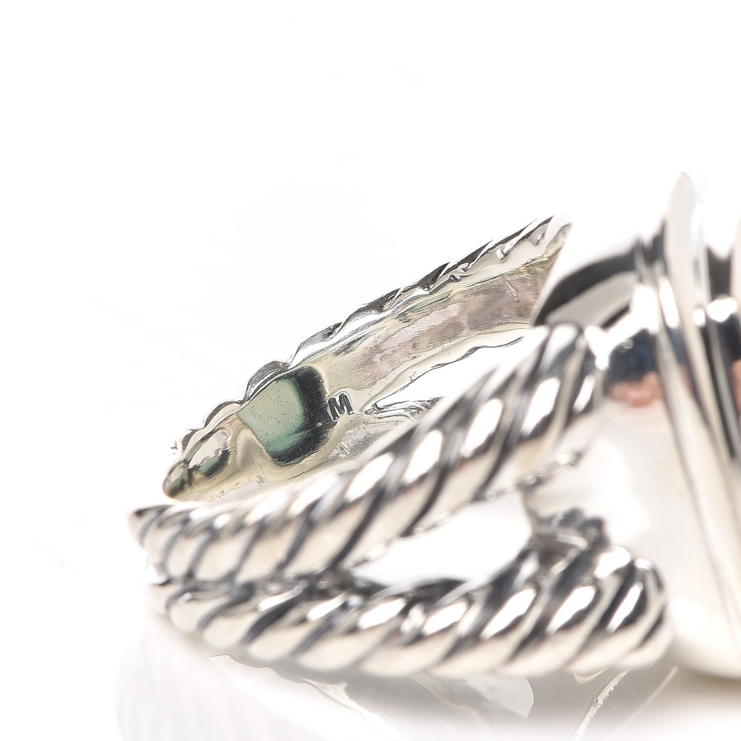 Sterling Silver Chalcedony 14mm Albion Ring 54 6.75