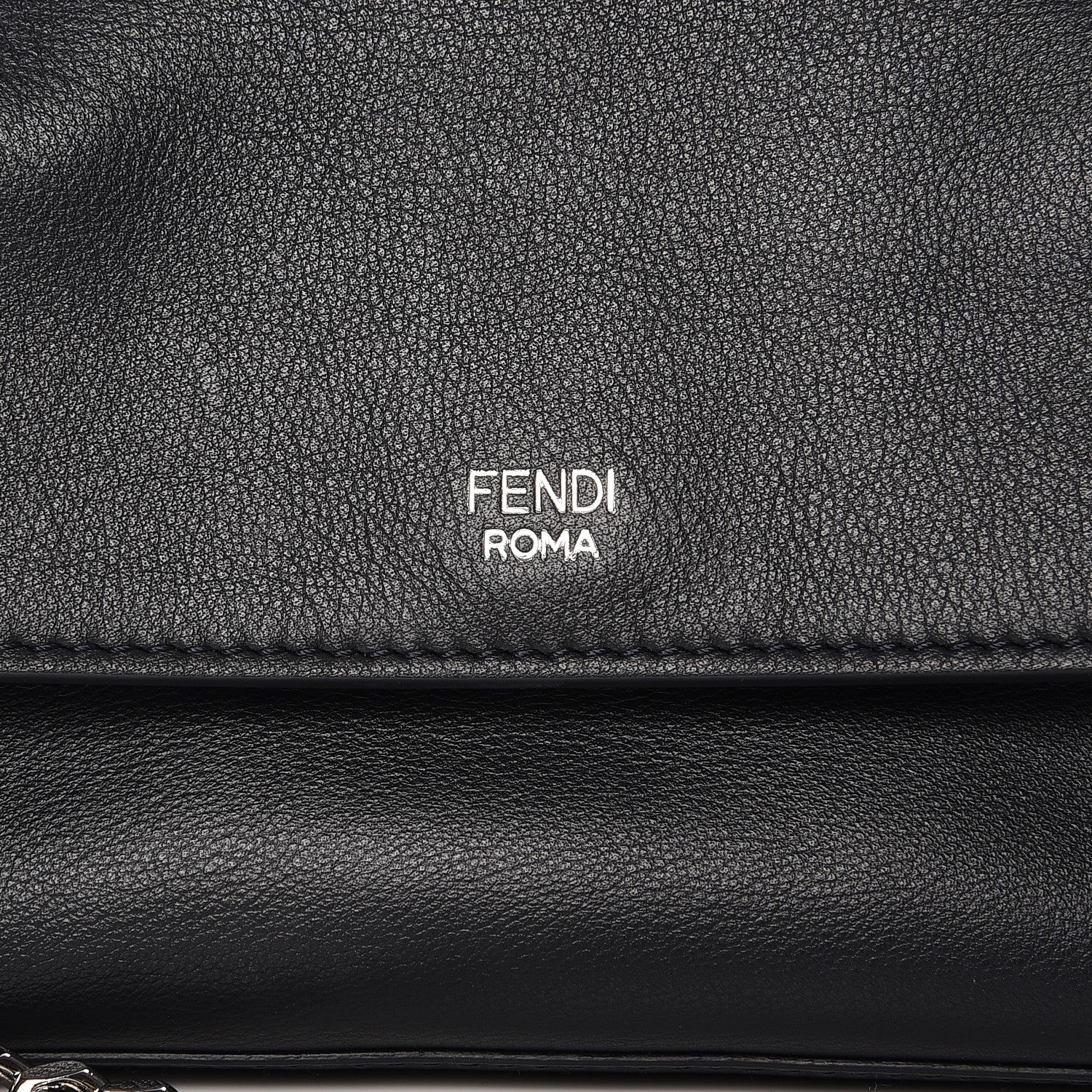 Fendi Vitello Dolce Hypnotic Micro Double Baguette Multicolor Blue Notte 10 of 10