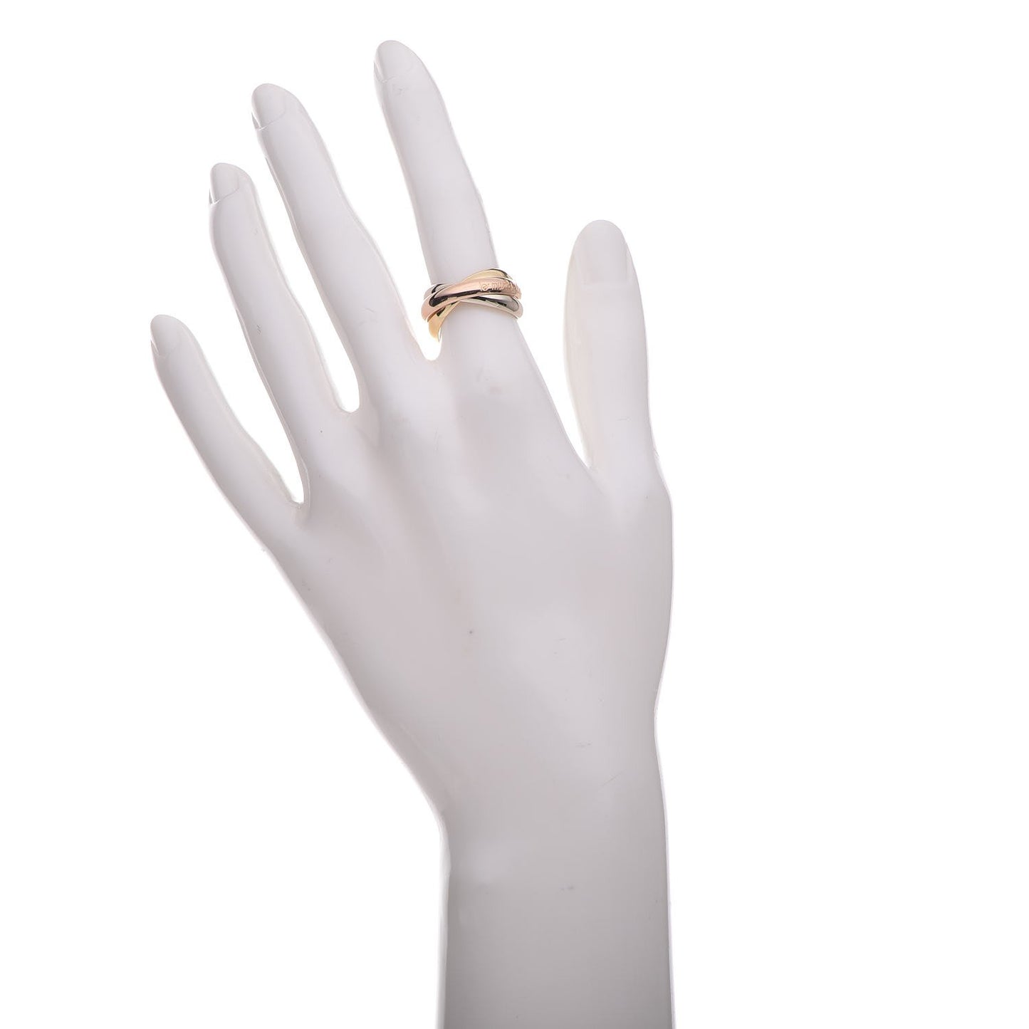18K Pink Yellow White Gold Les Must De Trinity Ring 52 6