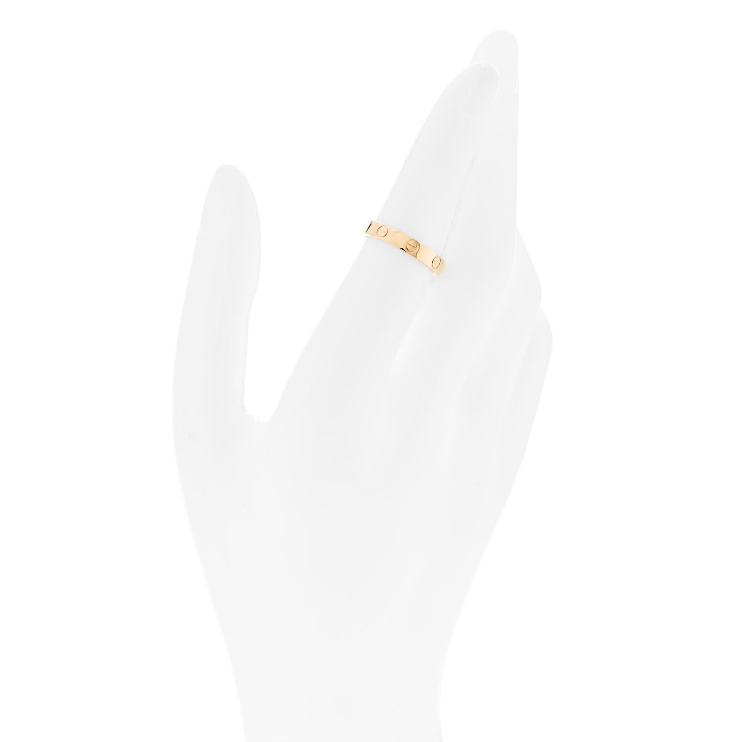 Cartier 18K Yellow Gold 3.5mm LOVE Wedding Band Ring 52 6 2 of 5