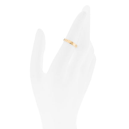Cartier 18K Yellow Gold 3.5mm LOVE Wedding Band Ring 52 6 2 of 5